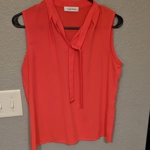 Pretty pink work blouse